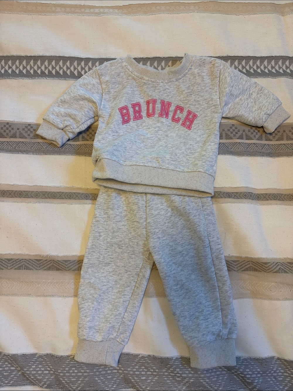 Baby Sweatshirt & Jogger Set